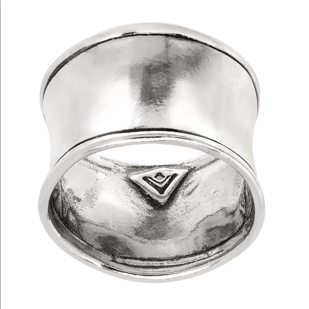 Silpada Hammered Cuff Sterling Silver Ring